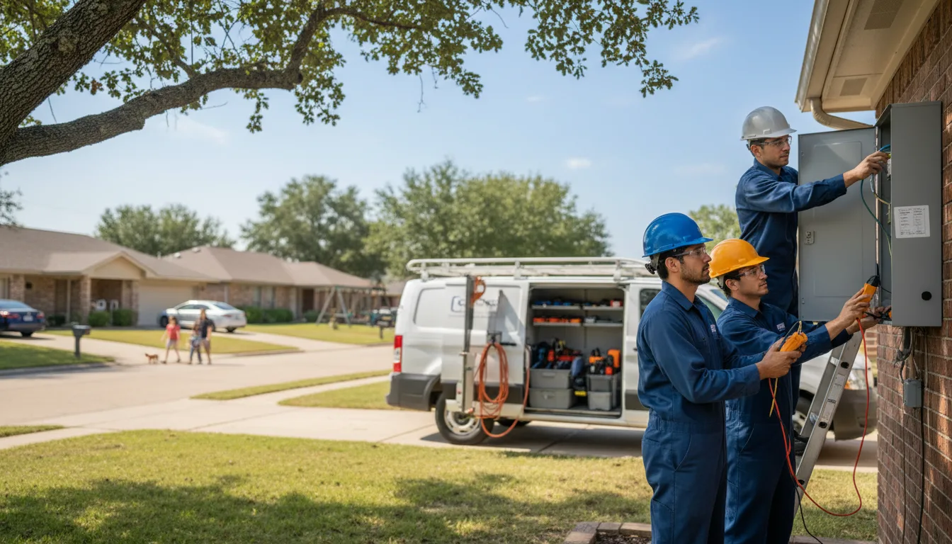 Certified electrician providing emergency electrical services in Kirbyville, MO
